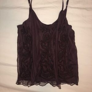 Embellished tank top